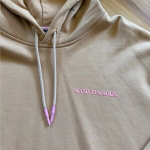 Scotch & Soda Beige & Pink Hoodie